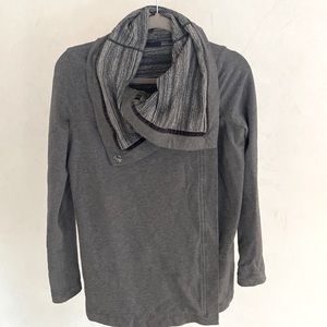 LULULEMON Grey Wrap Coat Size 6
